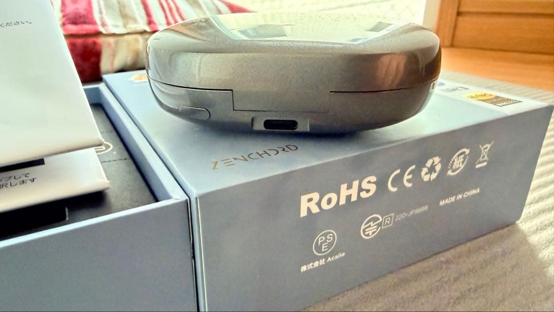 【超美品】Zenchord1 ワイヤレスイヤフォン　ダークグレイ