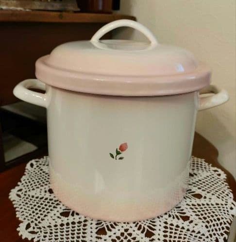 1369:マニー・イマン好き！マニーローズ ホーロー 　ライス缶　新品未使用