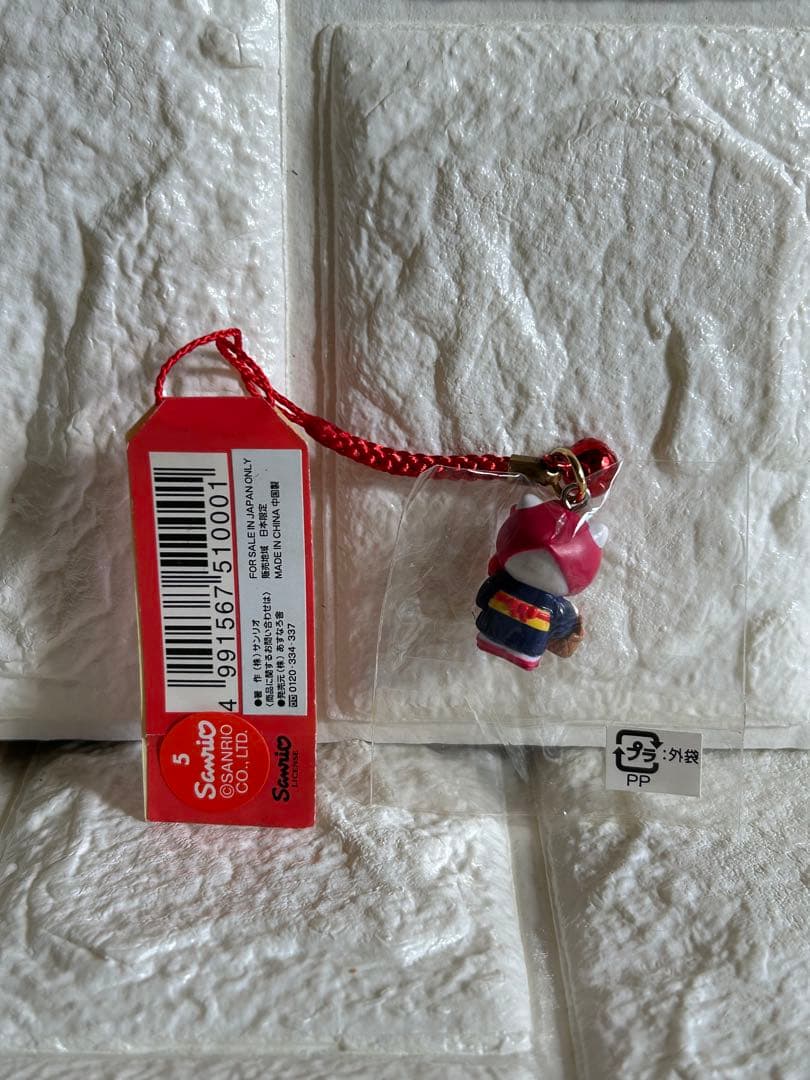 ご当地キティ【みちのくキティ物語】3点セット りんご娘 根付ストラップ 未開封