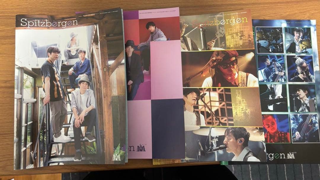 Spitzbergen ファンクラブ会報　55冊　66〜119.47