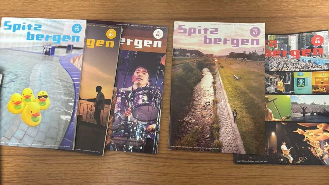 Spitzbergen ファンクラブ会報　55冊　66〜119.47