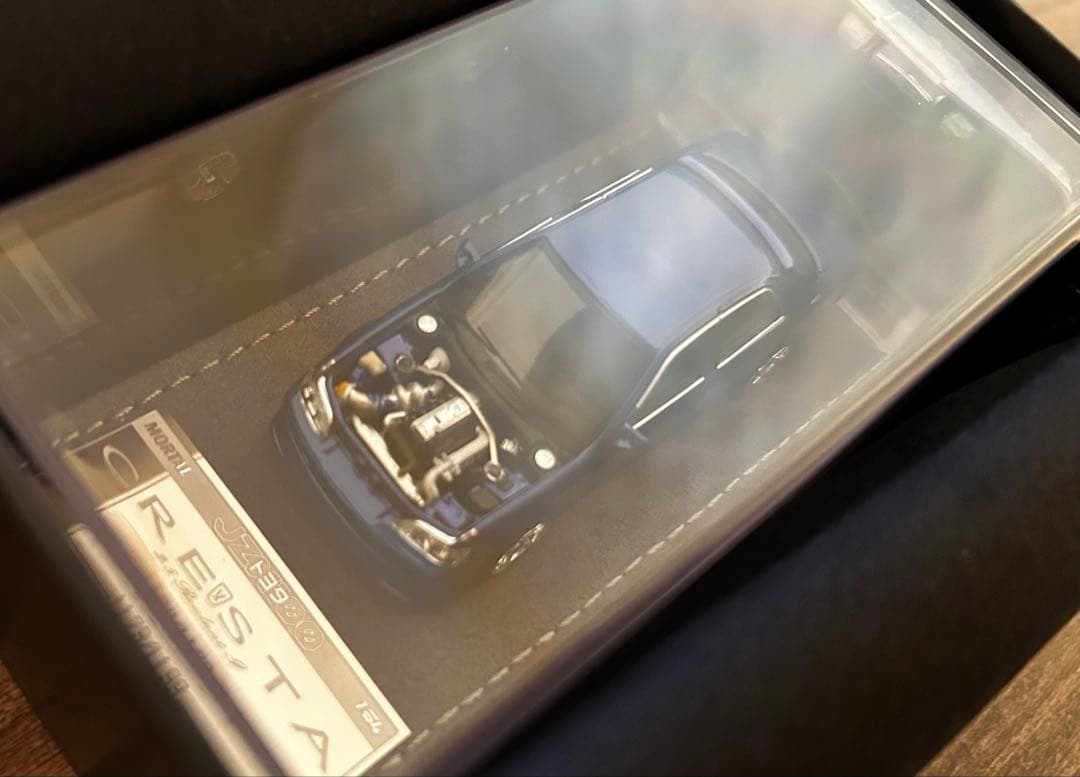 MORTAL 1/64 トヨタ クレスタ カスタム ドリ仕様 ブルー 青