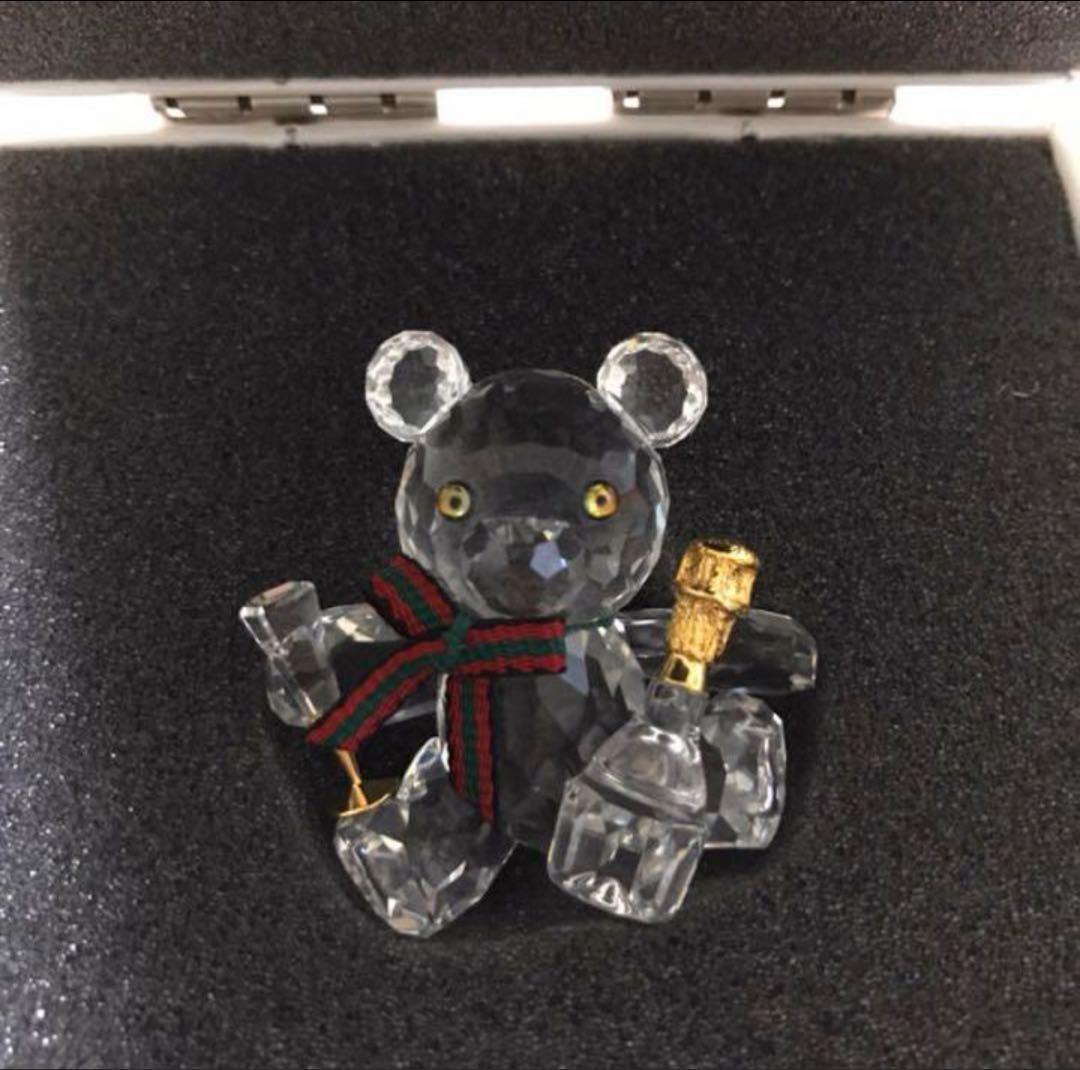 美品‼️入手困難 スワロフスキー クリスベア 乾杯