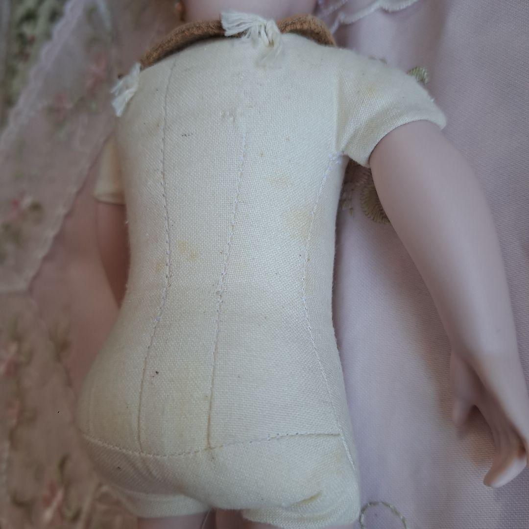 画像追加　★再お値下げ★　ヘッド手足ビスク　布ボディ