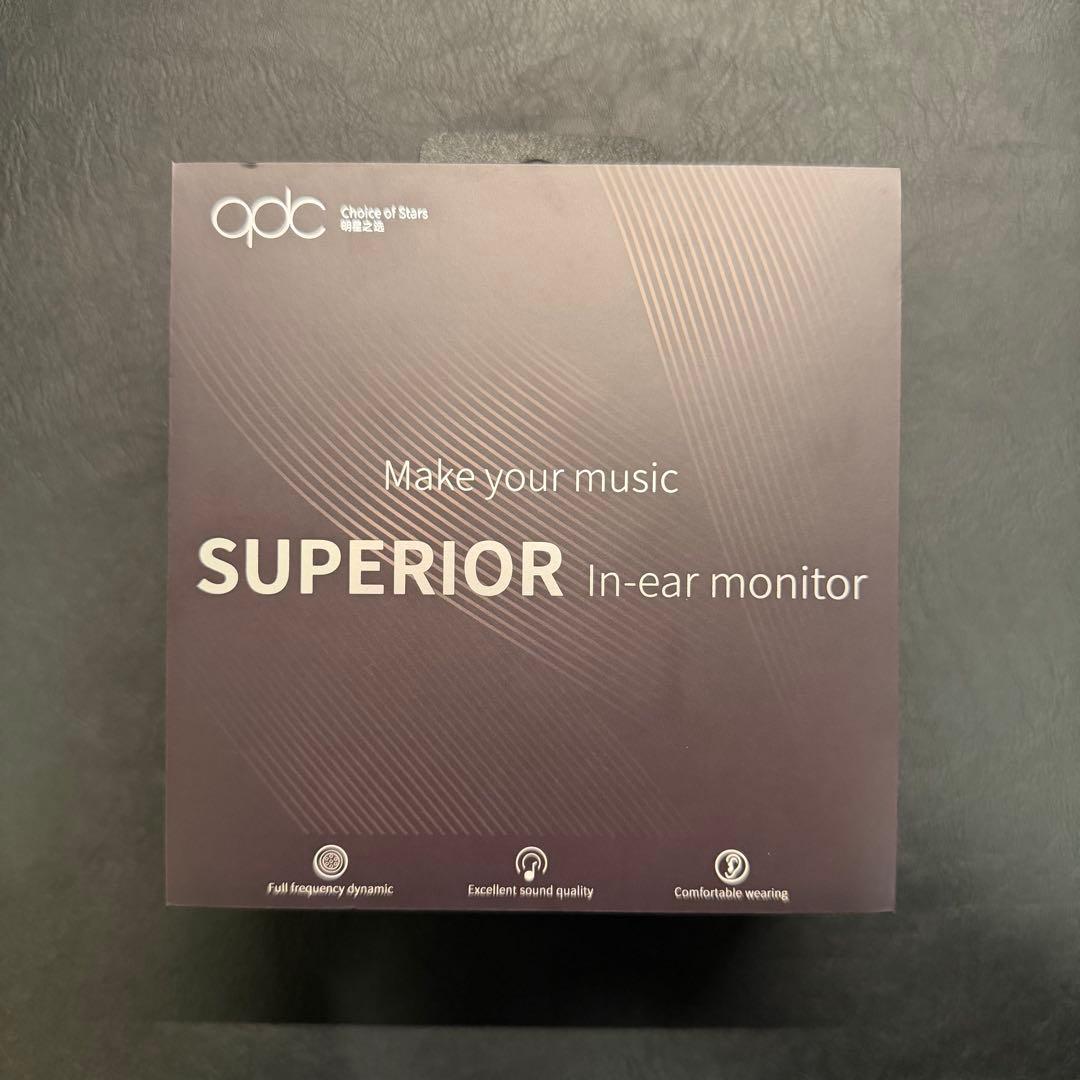 イヤホン qdc SUPERIOR <Piano Black>