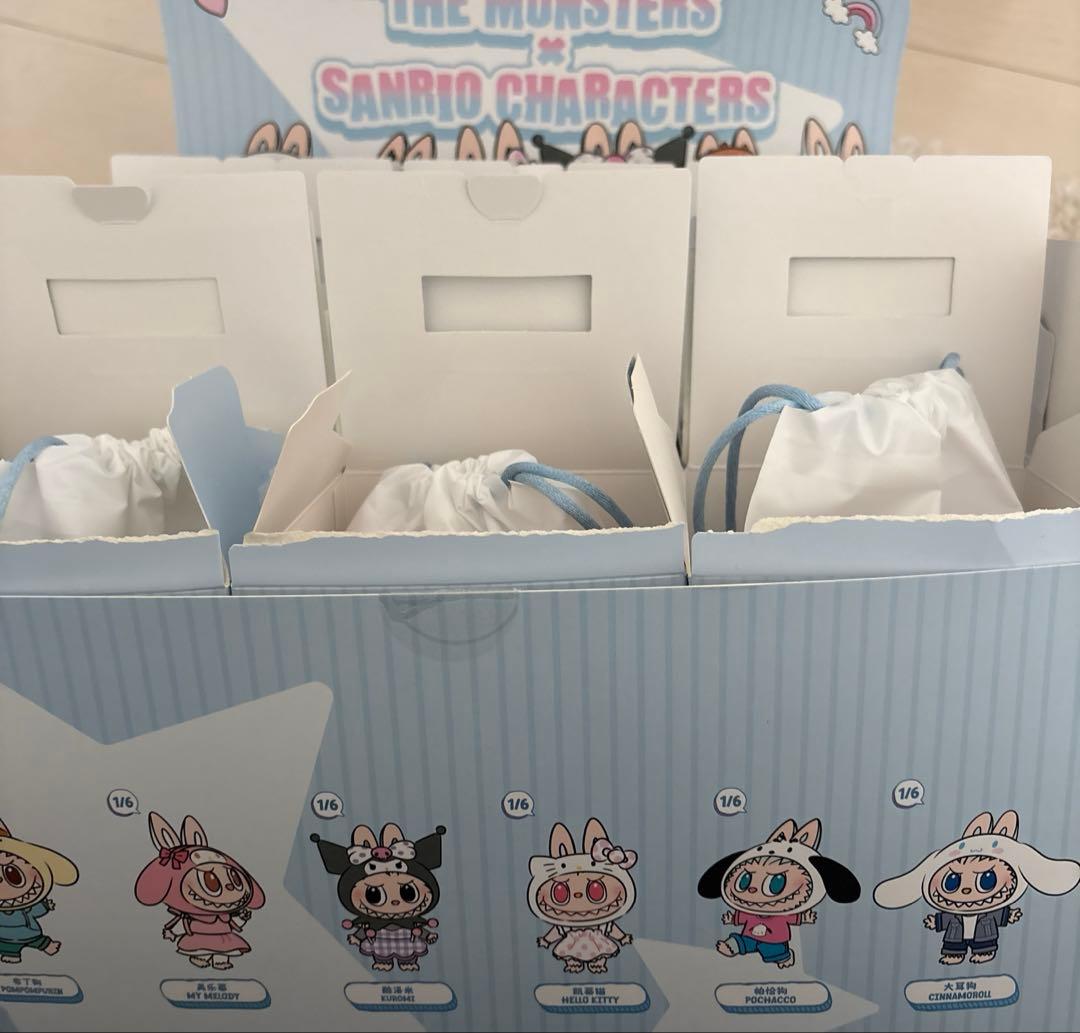 POP MART サンリオ×ラブブ　マイメロ　クロミ　ポチャッコ　シナモロール