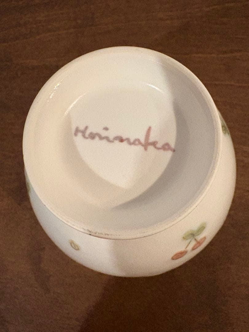 堀中由美子さん 湯呑み