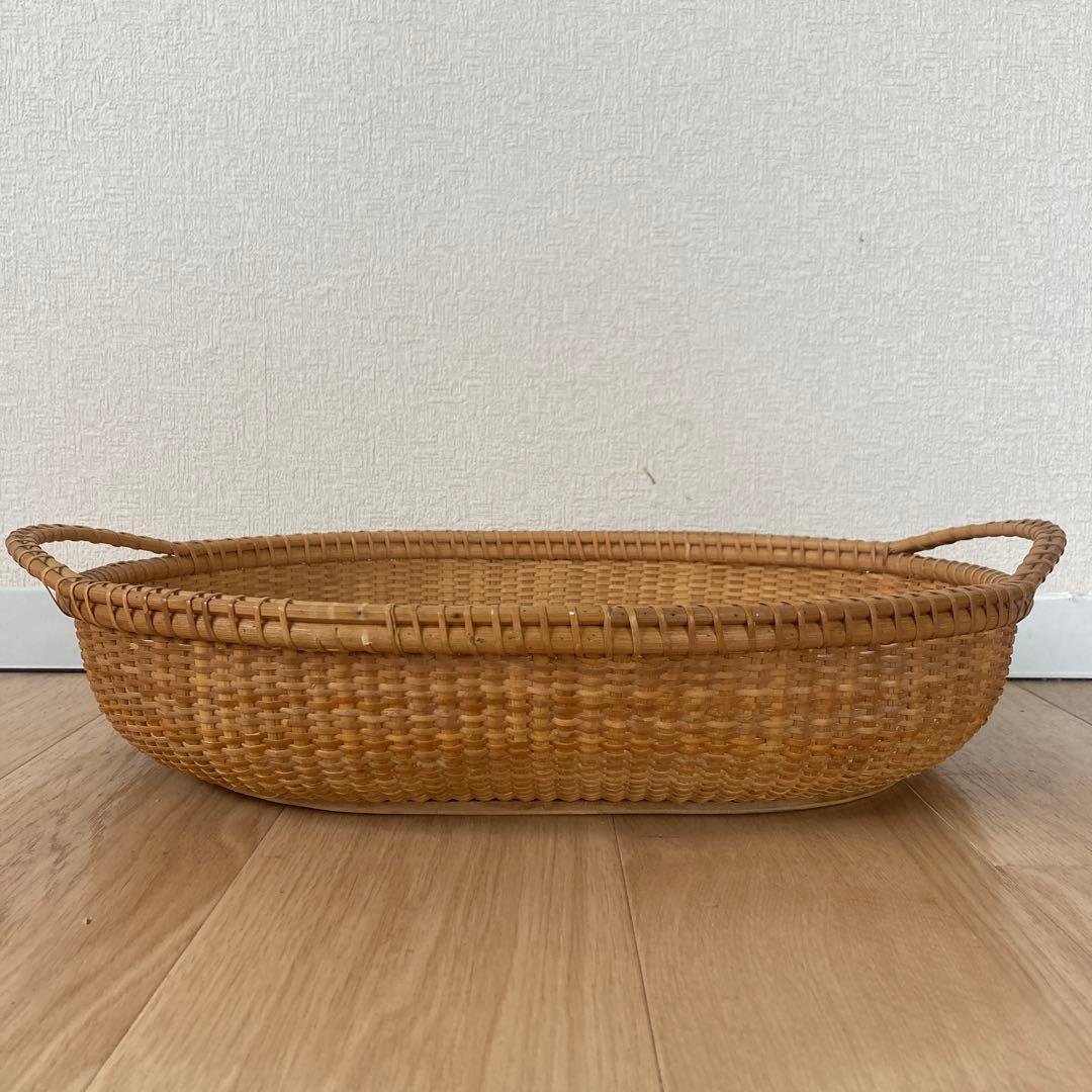 ナンタケット バスケット かご アメリカンヴィンテージ ブロカント US