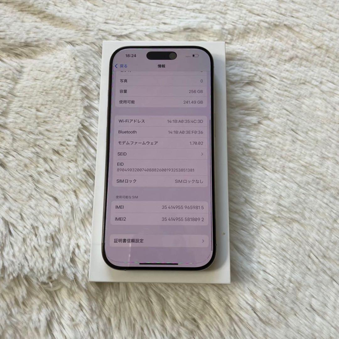 【2/30販売終了】iPhone 16 Pro 256GB 【即発送】