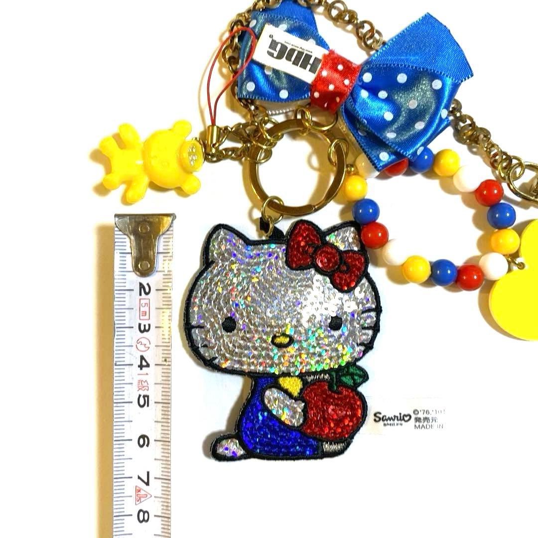 ハローキティ　レアレトロ　ＨｂＧコラボ　チャームいっぱいキーチェーン♡ サンリオ