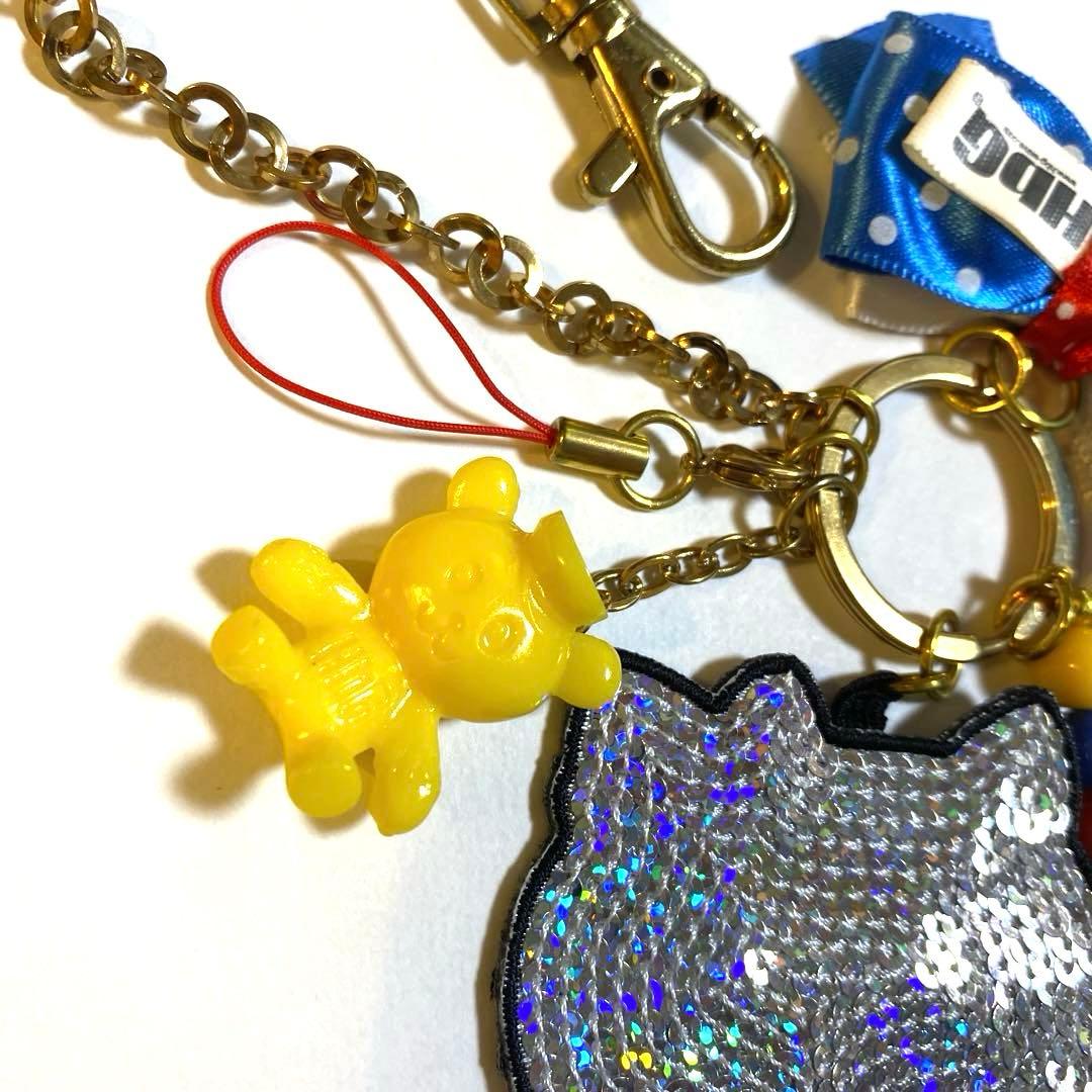 ハローキティ　レアレトロ　ＨｂＧコラボ　チャームいっぱいキーチェーン♡ サンリオ