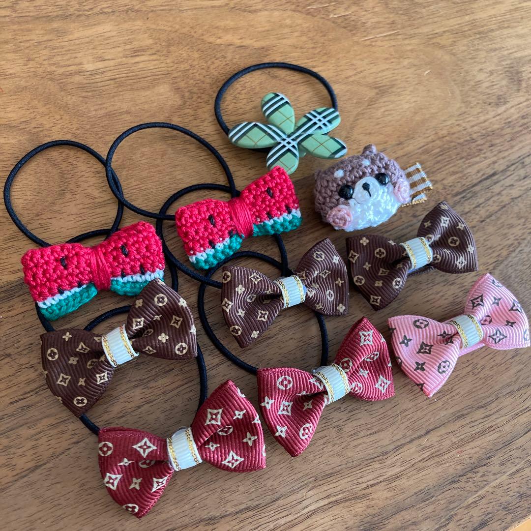 カール様ご確認用☆ハンドメイド　ヘアゴム