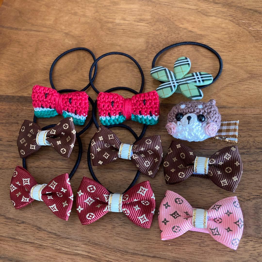 カール様ご確認用☆ハンドメイド　ヘアゴム