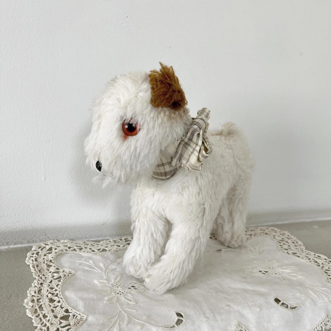 アンティーク　犬　ドッグ　ぬいぐるみ　ヨーロッパ　ヴィンテージ　ドール　toy