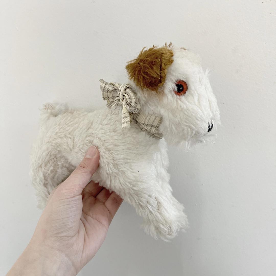 アンティーク　犬　ドッグ　ぬいぐるみ　ヨーロッパ　ヴィンテージ　ドール　toy