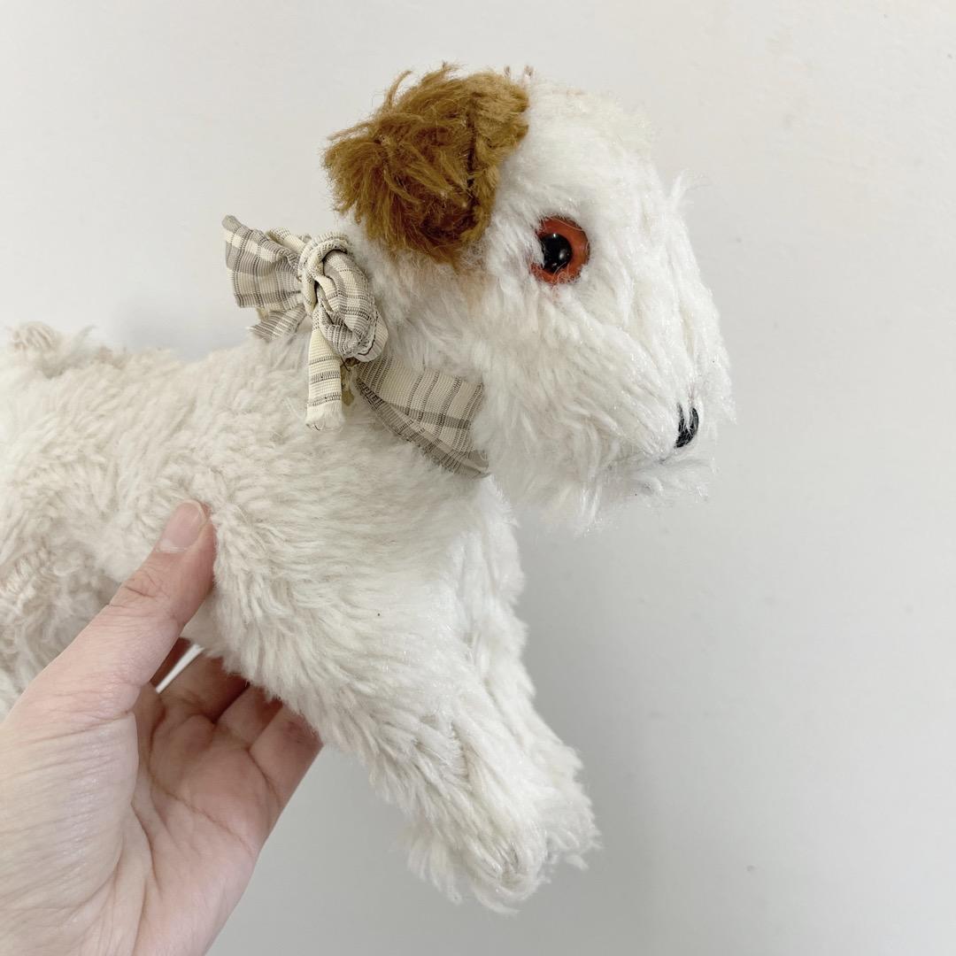 アンティーク　犬　ドッグ　ぬいぐるみ　ヨーロッパ　ヴィンテージ　ドール　toy