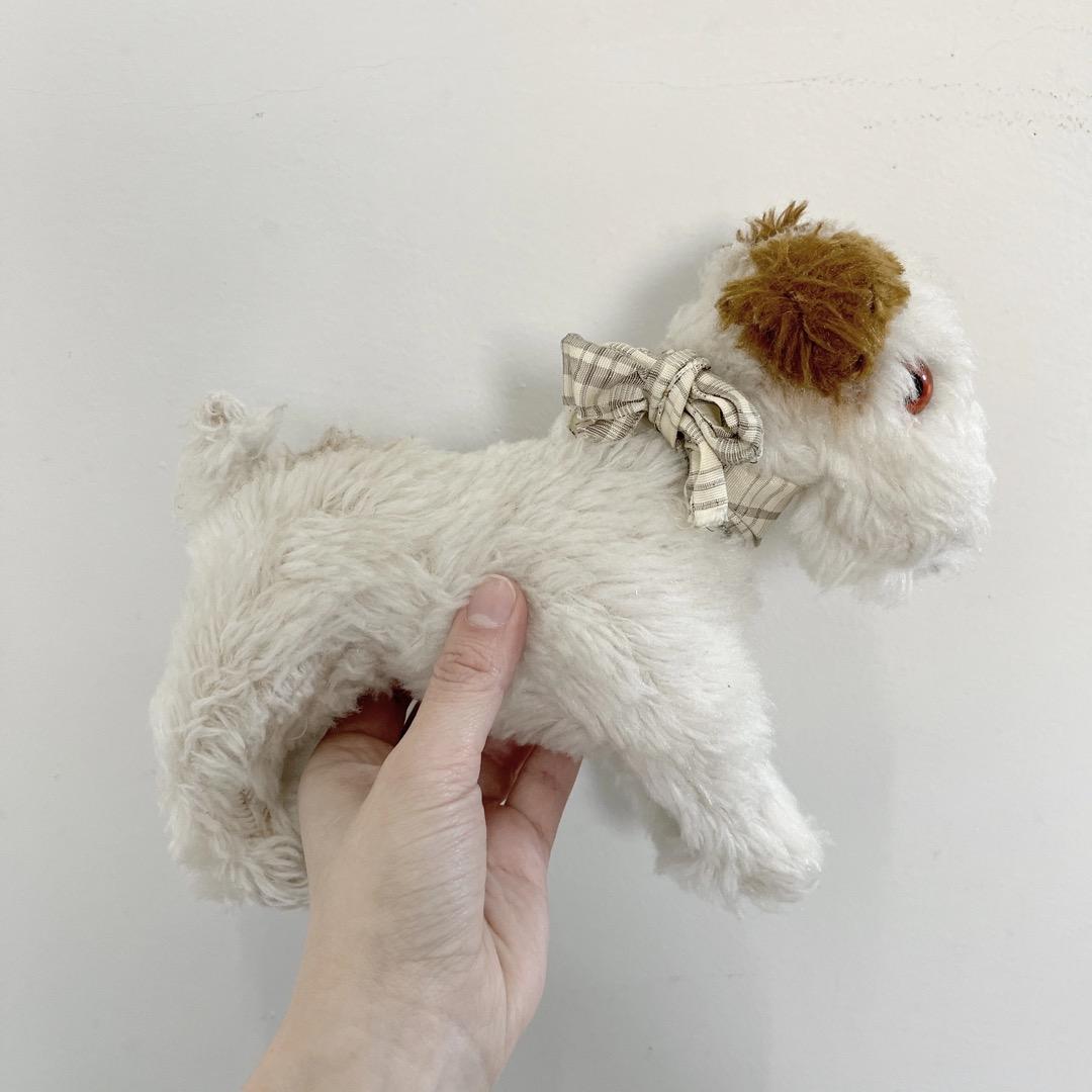アンティーク　犬　ドッグ　ぬいぐるみ　ヨーロッパ　ヴィンテージ　ドール　toy