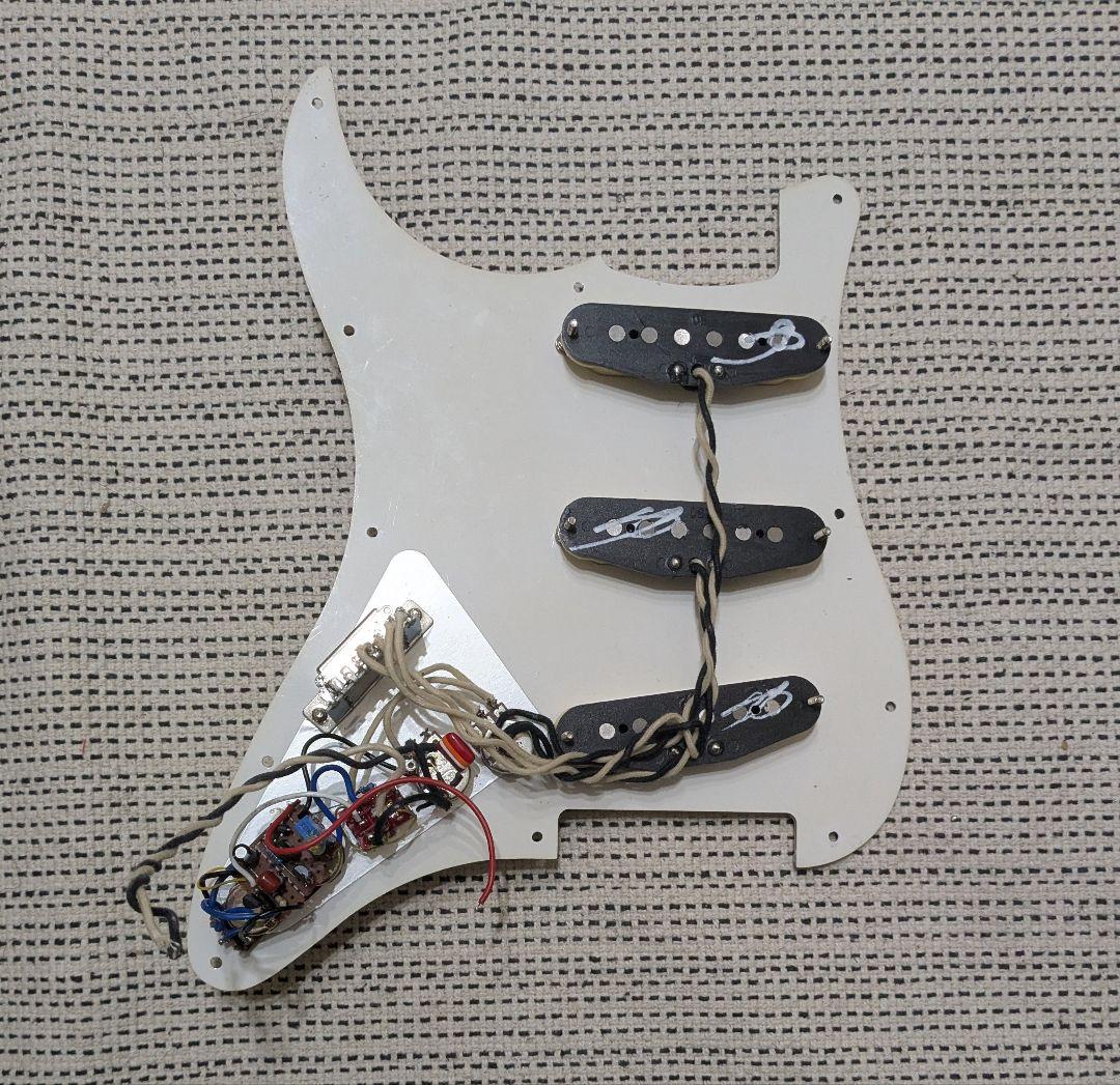 ギター Fuzz Face in the modified Stratocaster