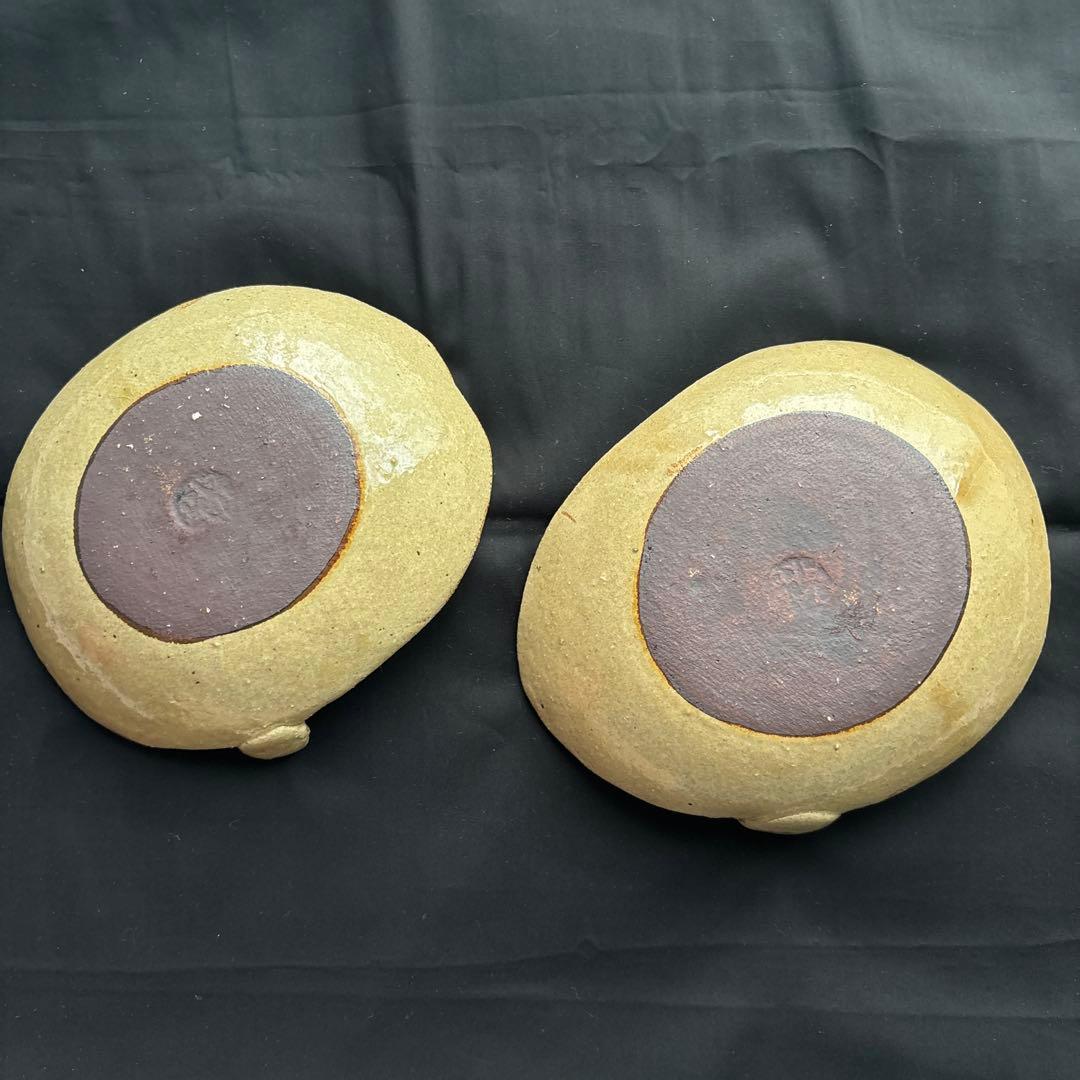 手作り　陶器皿 2点　 1点もの