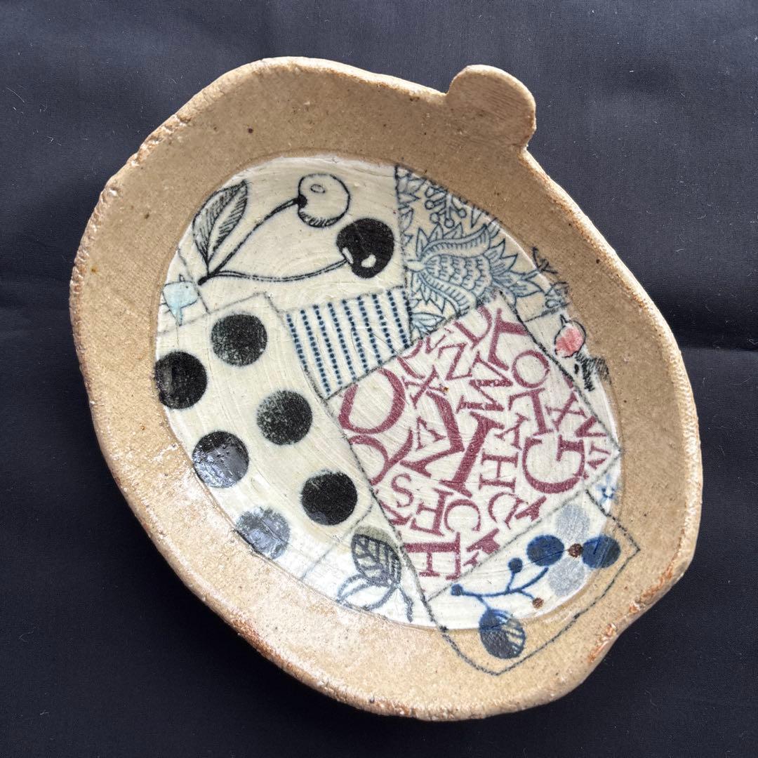 手作り　陶器皿 2点　 1点もの