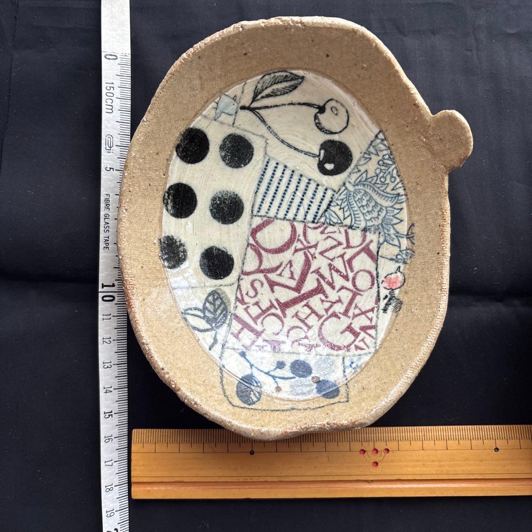 手作り　陶器皿 2点　 1点もの