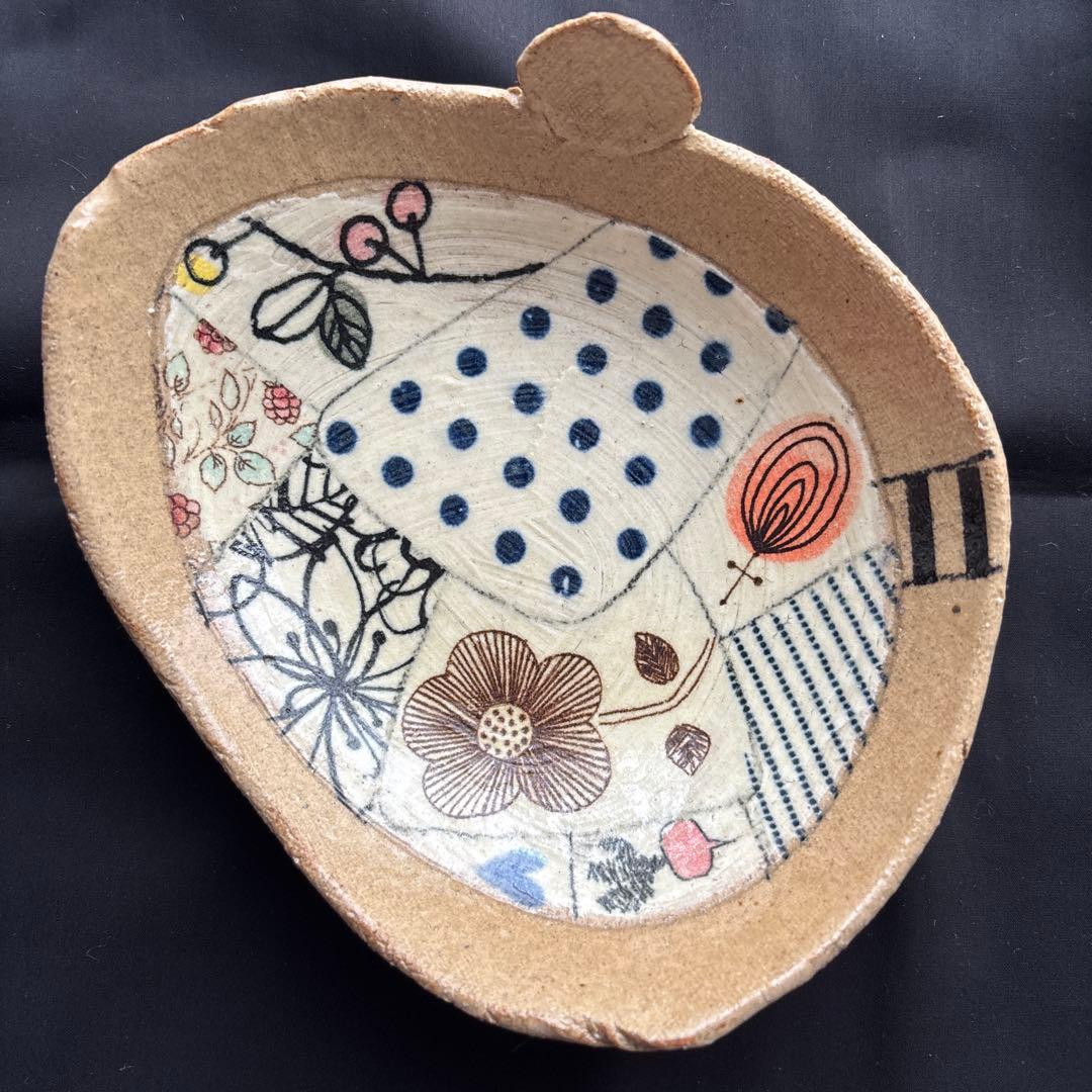 手作り　陶器皿 2点　 1点もの