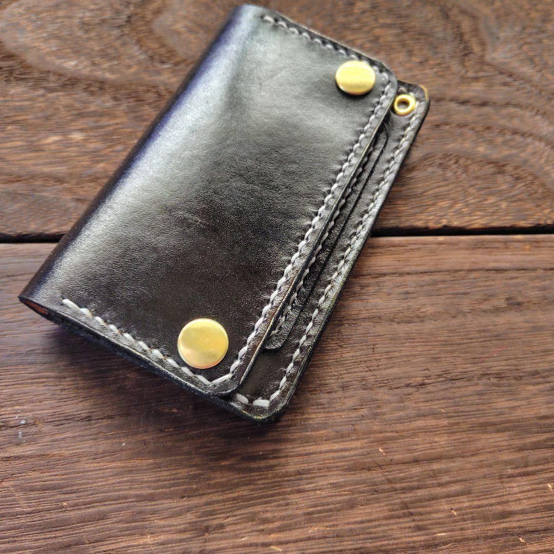 ミドルサイズ トラッカーウォレット バラ