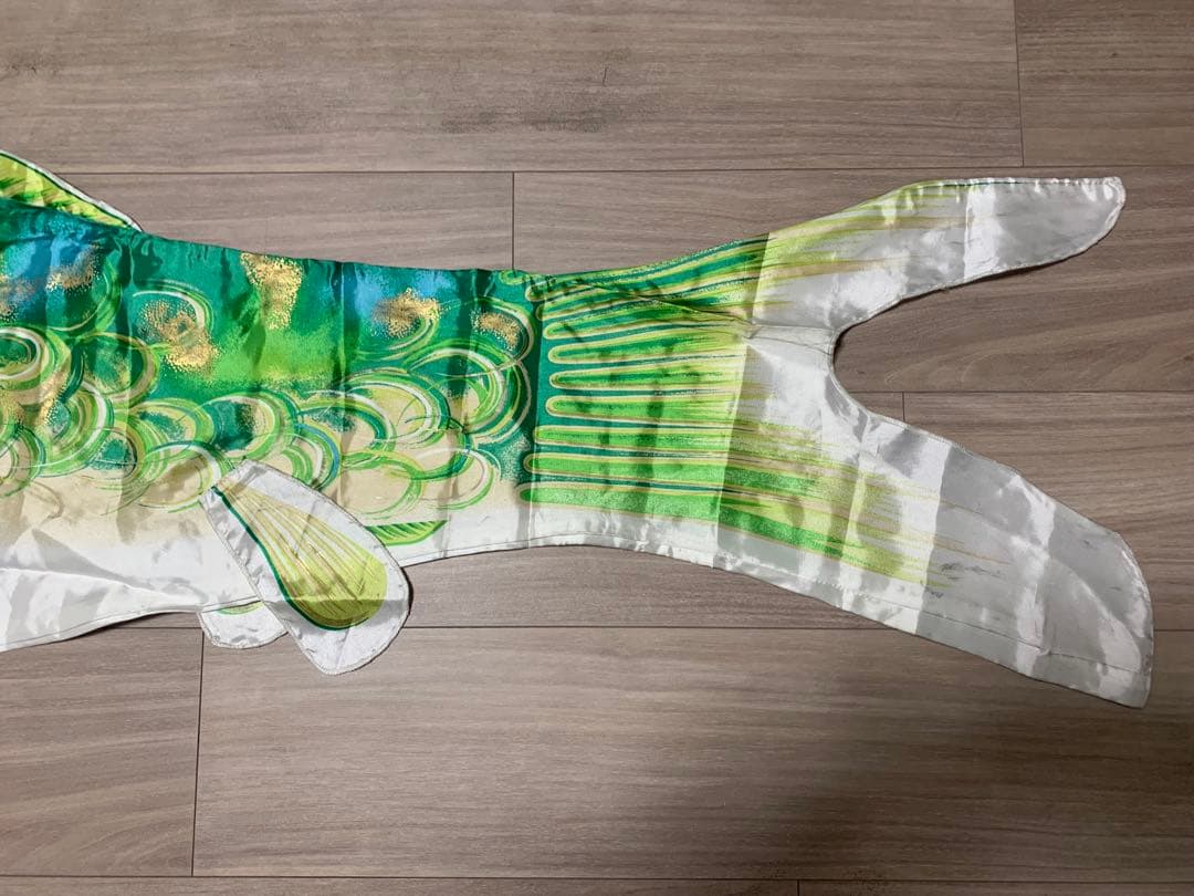 鯉のぼり　使用品　山本寛斎かぜいろ　1.5Mセット+緑　久月きらめき　こいのぼり