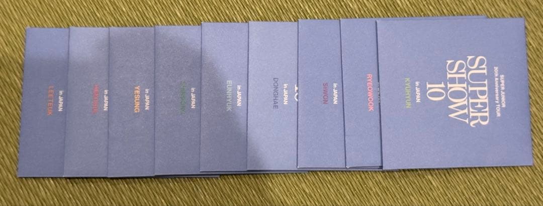 SUPERJUNIOR プロフィール写真 証明写真 全員分