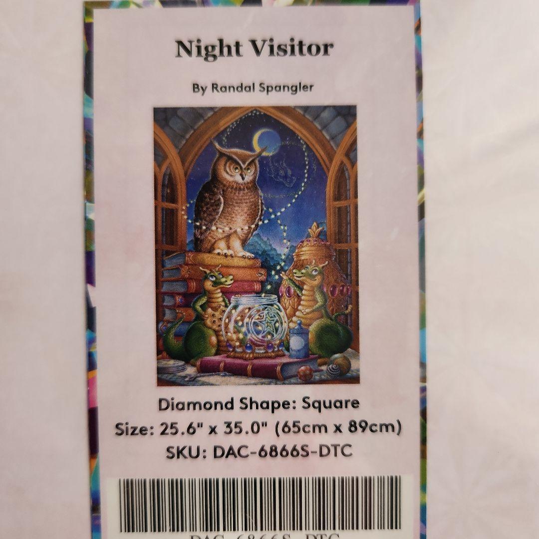 DACダイヤモンドアートキット「Night Visitor」