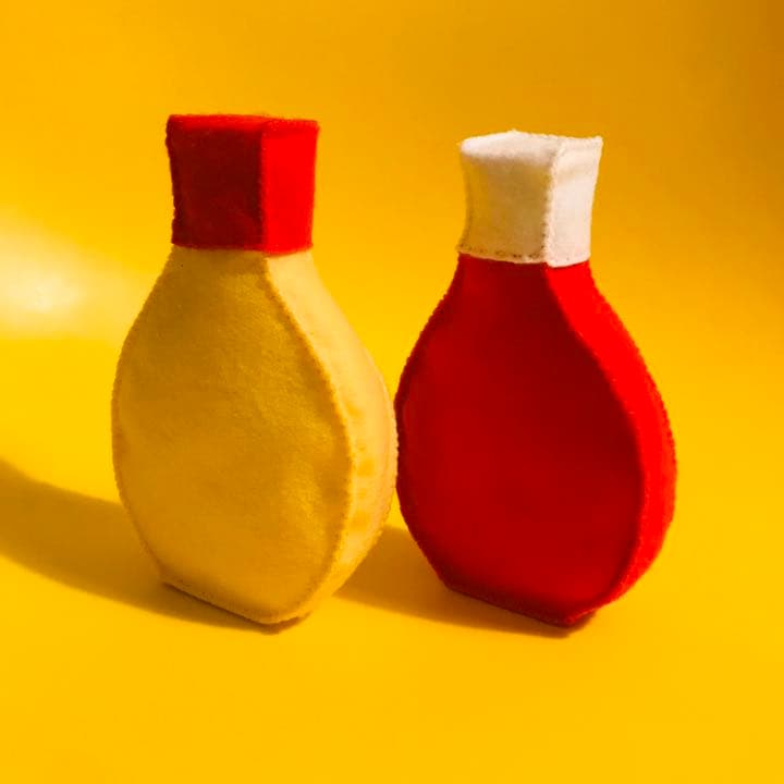 フェルトおままごと☆ケチャップ/マヨネーズ