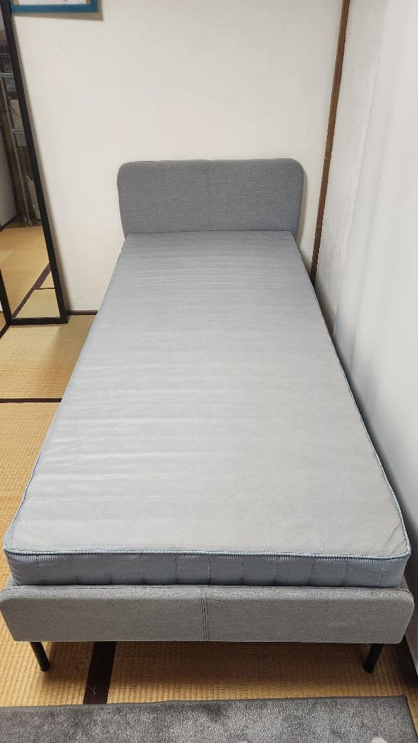 【直接引取希望、美品】IKEAイケア シングルベッドフレーム　マットレス