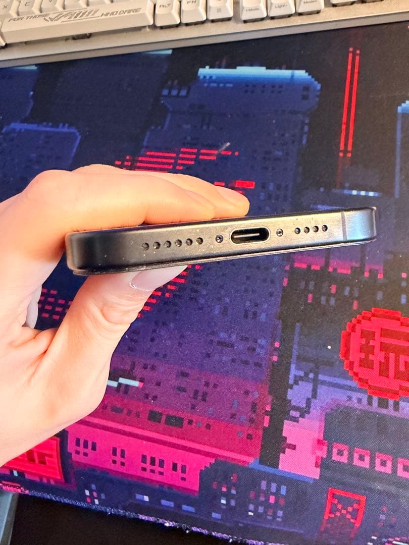 極美品iPhone15Promax 256GB/US/100%/simフリ