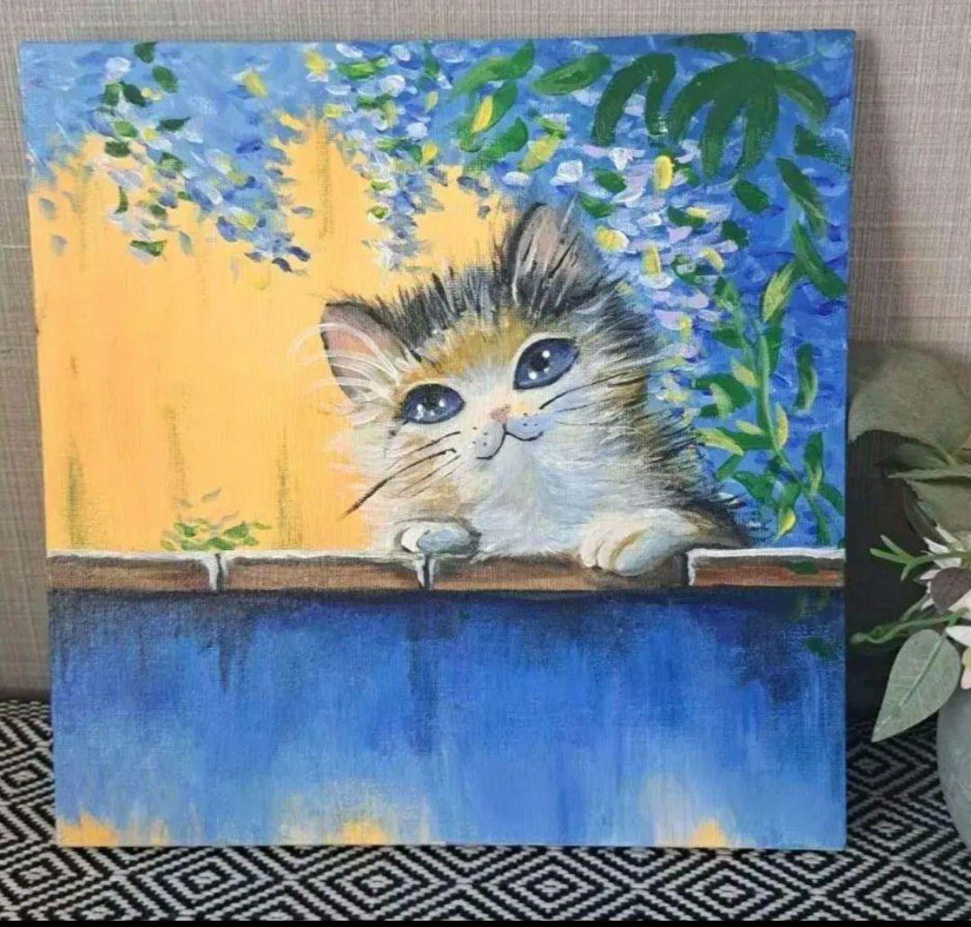 幸子　[ひだまりの猫]と【星の願い】 まとめてご購入　手描き原画 　风景画