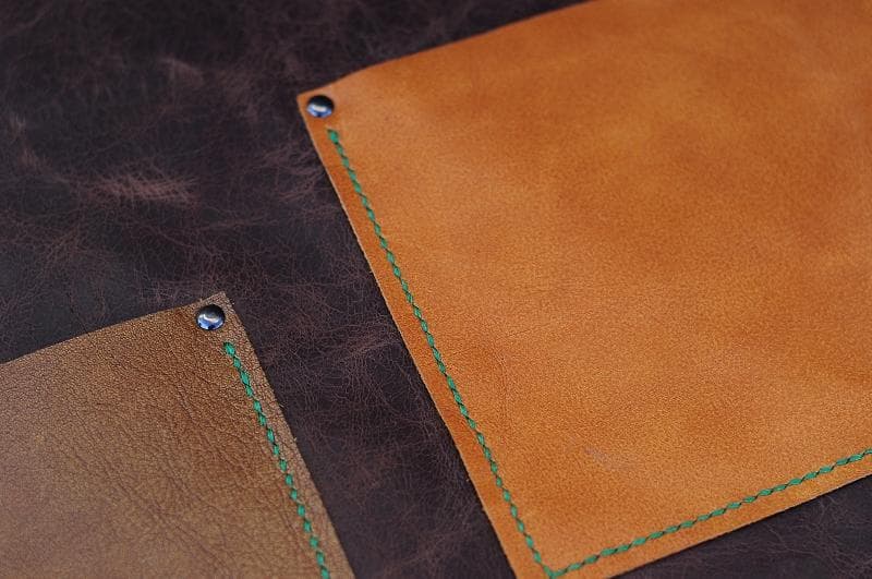 本革 ウエストエプロン ハンドメイド ユニセックス 作業用 キャンプ DIY