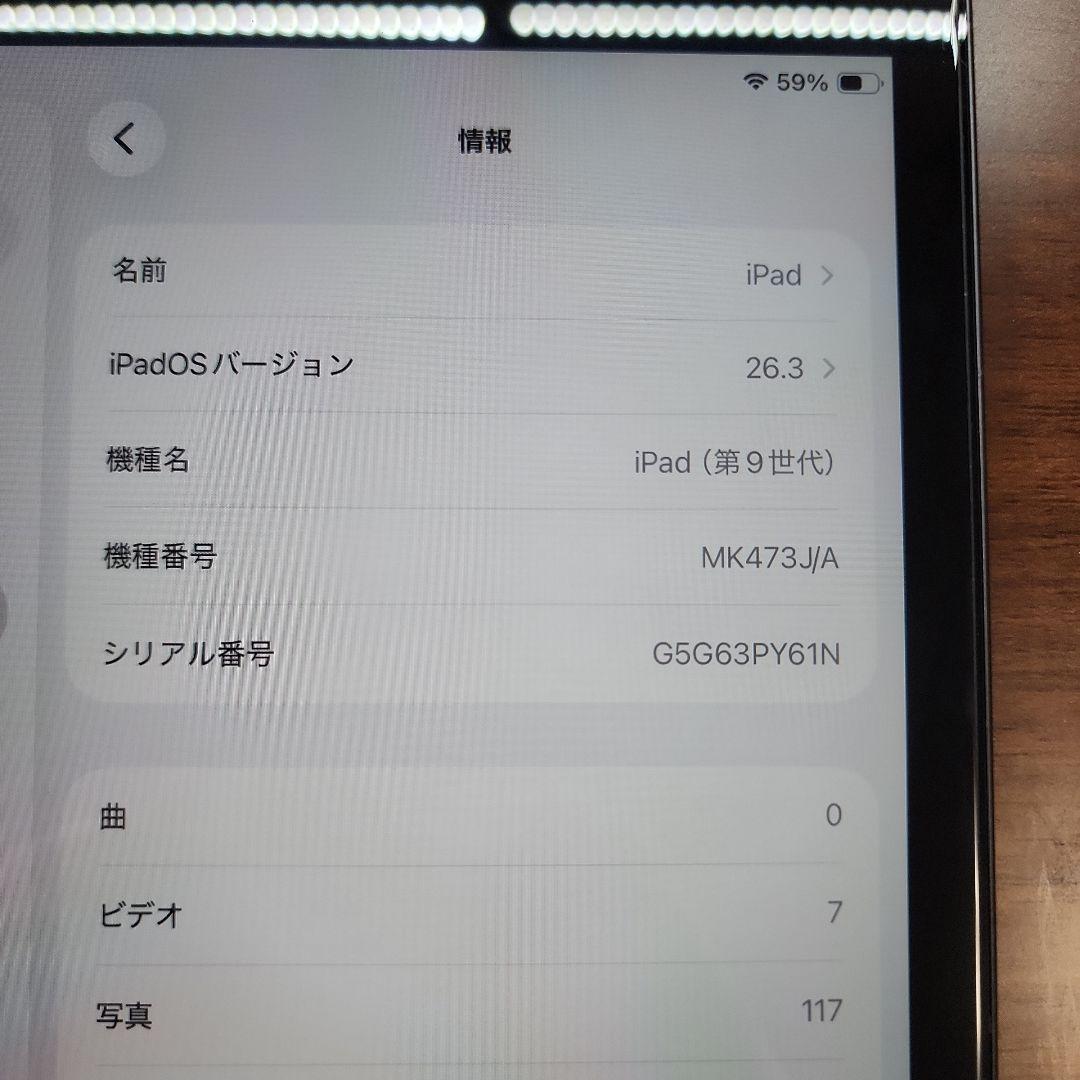 完全ジャンク APPLE iPad 9 Space Gray セルラー