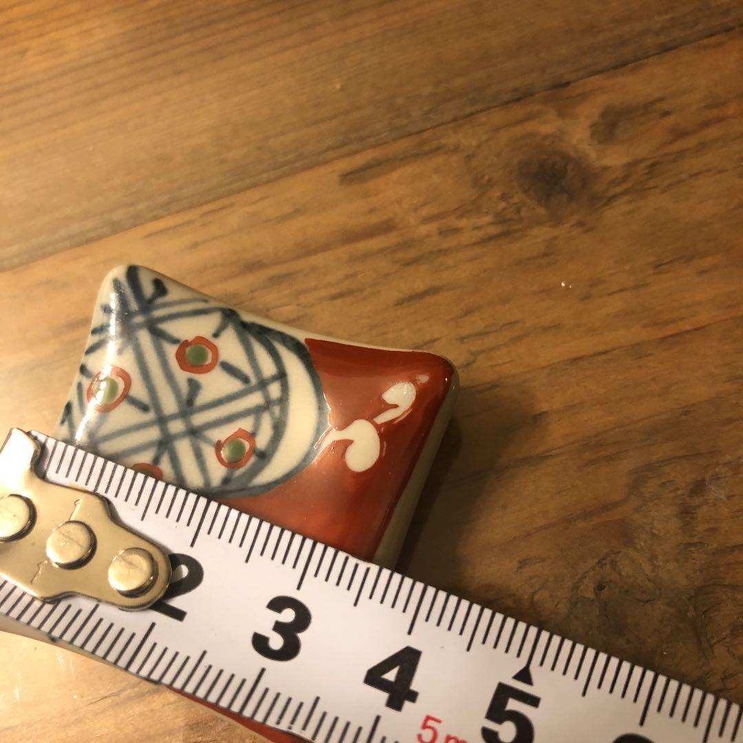 有田焼　箸置　林九郎作　古伊万里 林九郎 林九郎窯