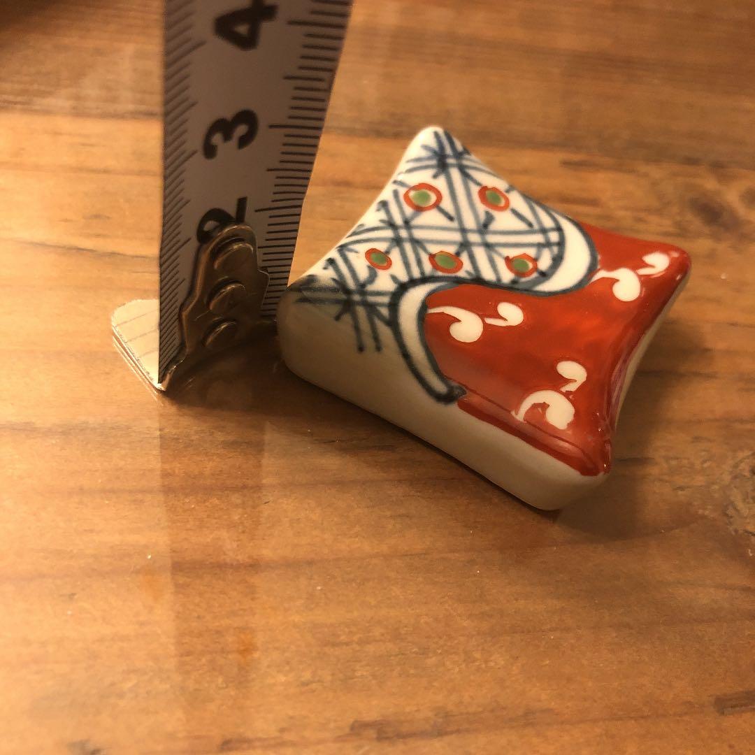 有田焼　箸置　林九郎作　古伊万里 林九郎 林九郎窯