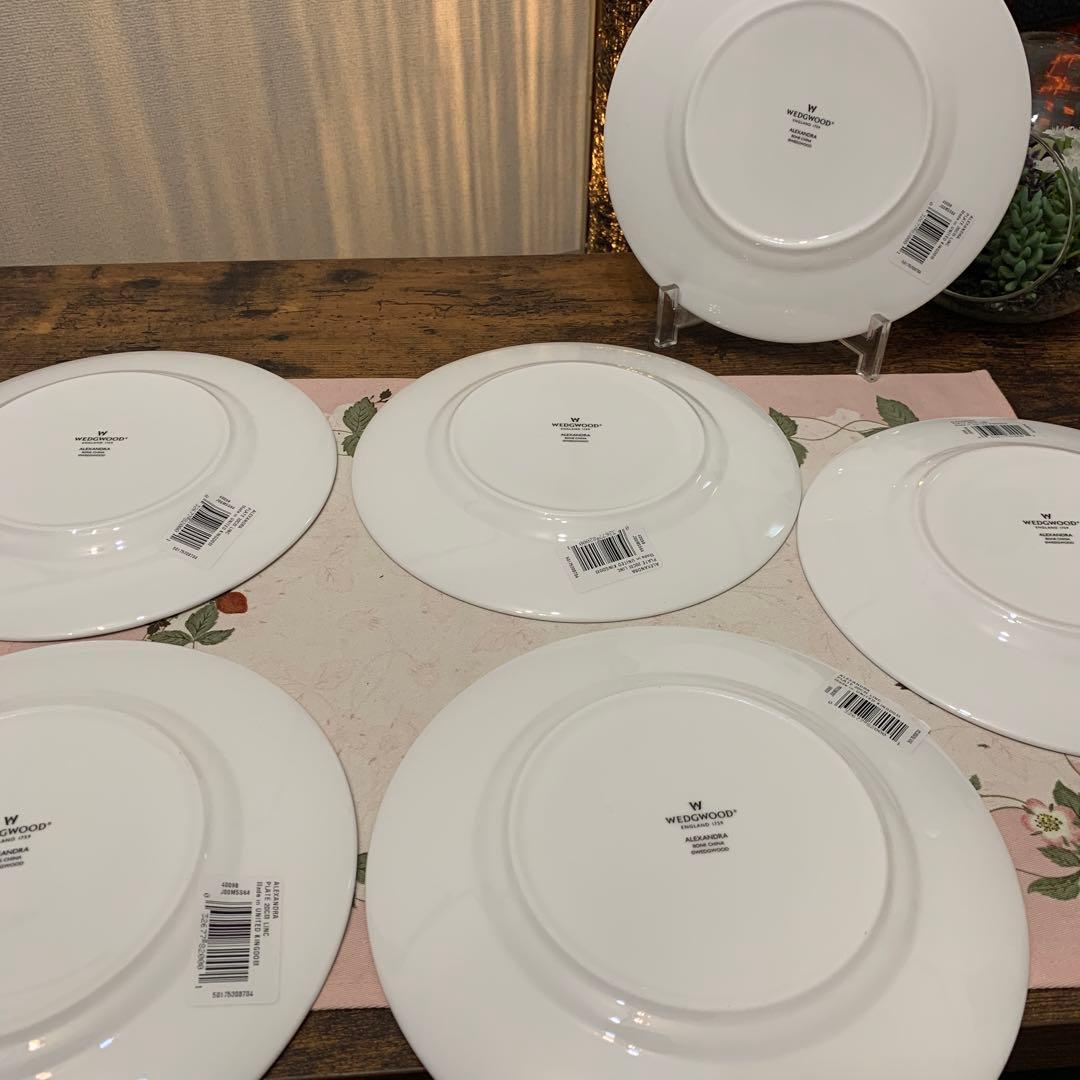 未使用　ウェッジウッド アレクサンドラ　カップ＆ソーサー　デザートプレート　等