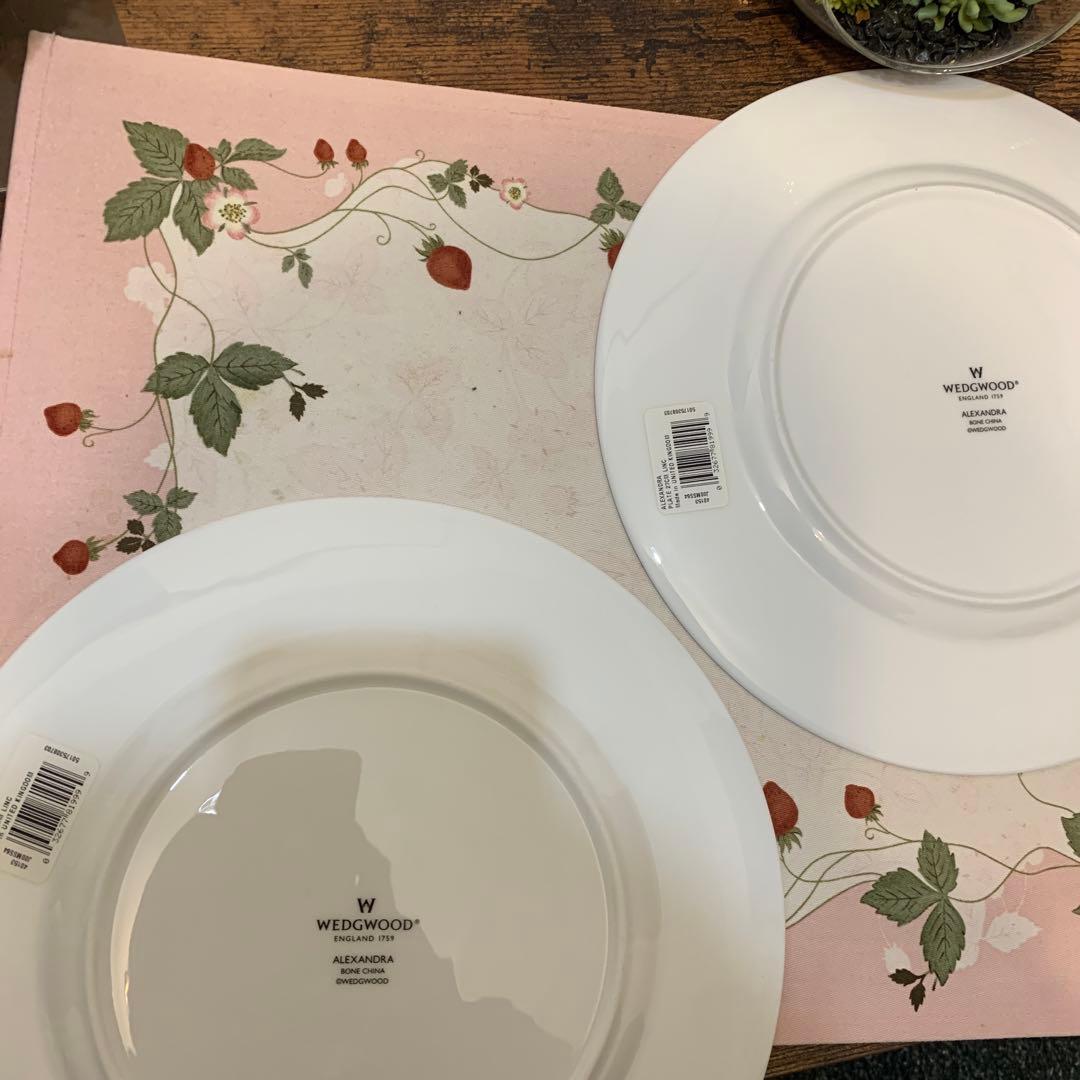 未使用　ウェッジウッド アレクサンドラ　カップ＆ソーサー　デザートプレート　等