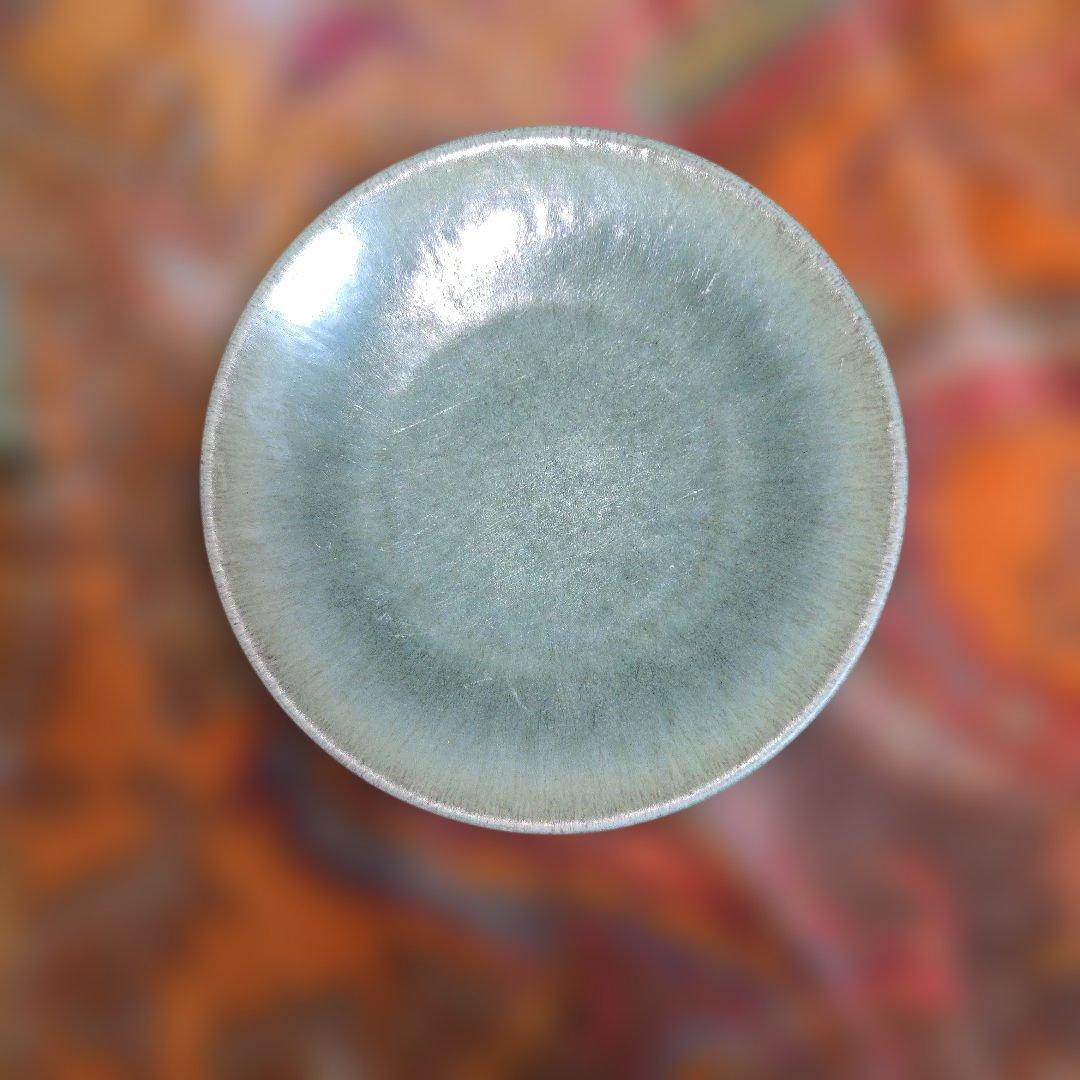 Jars 青緑色の陶器製皿セット