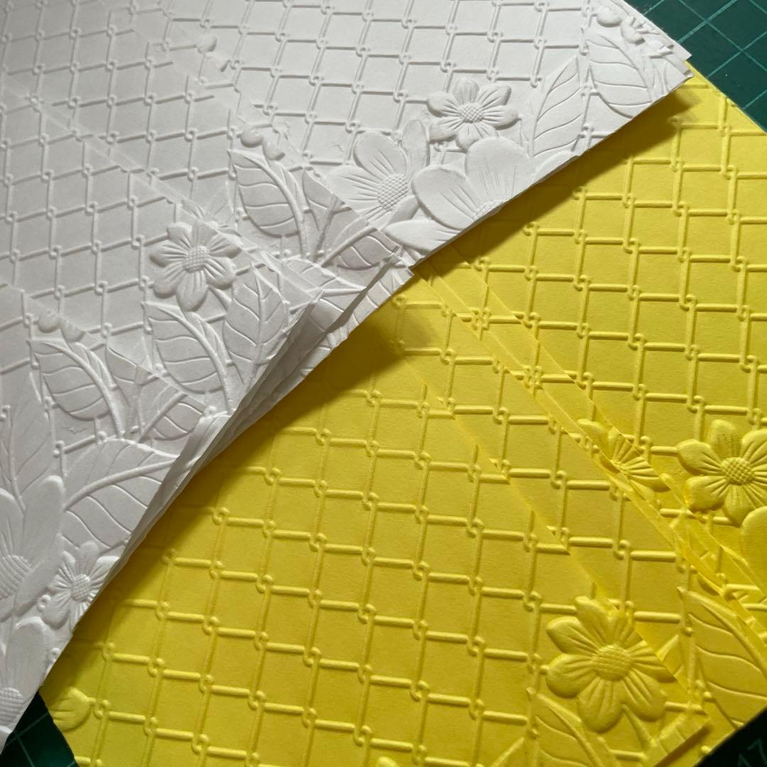 ダイカット素材 エンボス加工 コラージュ おすそ分け アルバム ラッピング