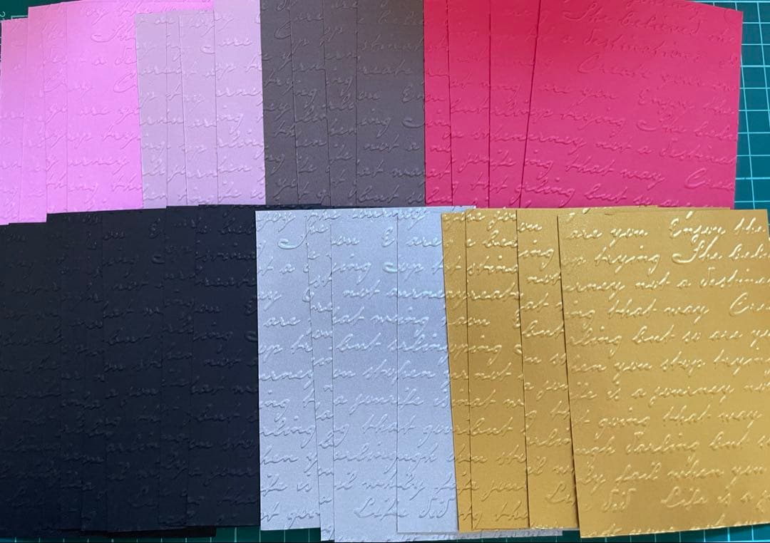 ダイカット素材 エンボス加工 コラージュ おすそ分け アルバム ラッピング