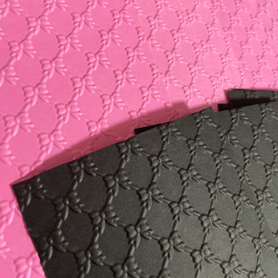 ダイカット素材 エンボス加工 コラージュ おすそ分け アルバム ラッピング