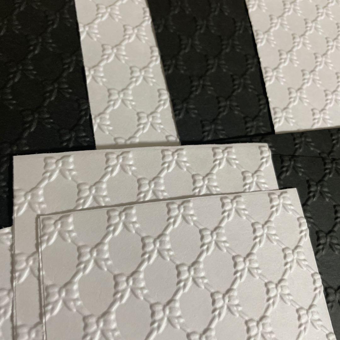 ダイカット素材 エンボス加工 コラージュ おすそ分け アルバム ラッピング