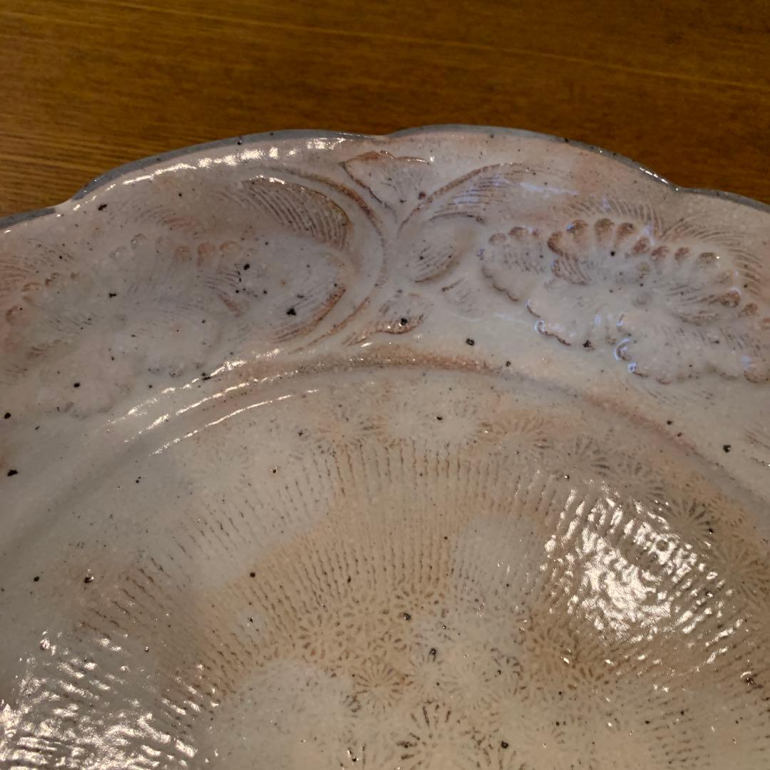 清水焼、京焼き連花模様皿