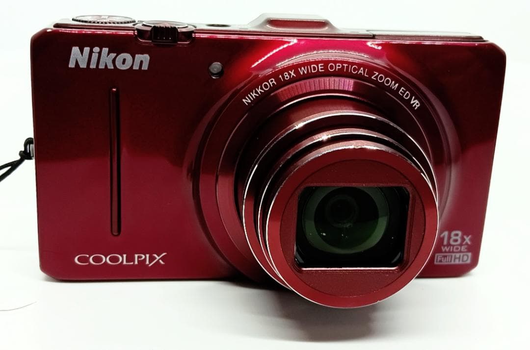 Nikon COOLPIX S9300 Red 16.0MP 充電器付き