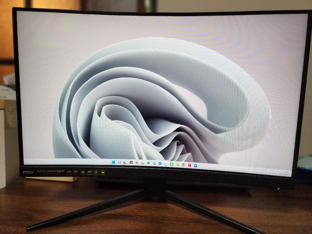 美品 湾曲ゲーミングモニター MSi OPTIX MAG241CV 24インチ