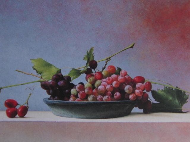 奥江一太、豊穣、希少な画集より、新品高級額、額装付、状態良好