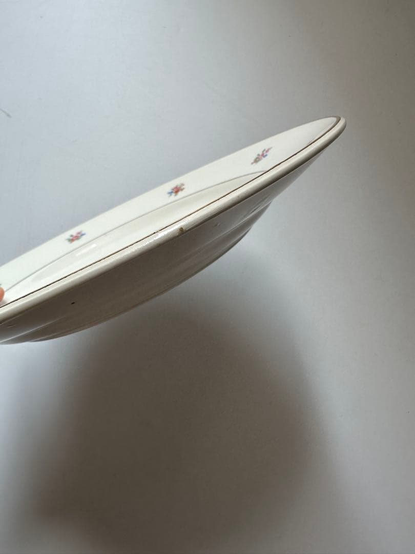 サルグミンヌ　sarreguemines 小花　フランス　アンティーク　皿